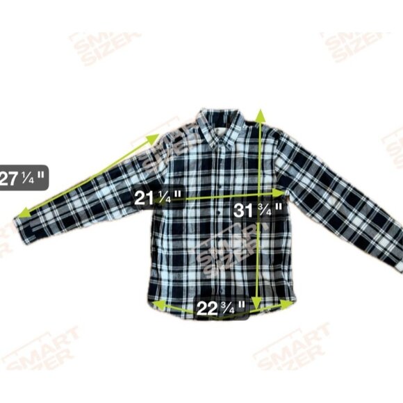 Tilley Plaid Dress Shirt Black & White Men's Lg Long Sleeve Button Up Classic - Picture 10 of 10